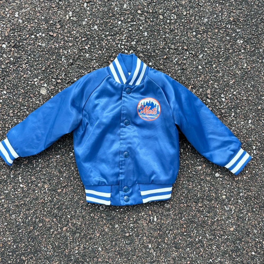1988 Vintage Chalkline New York Mets Toddler Bomber Jacket